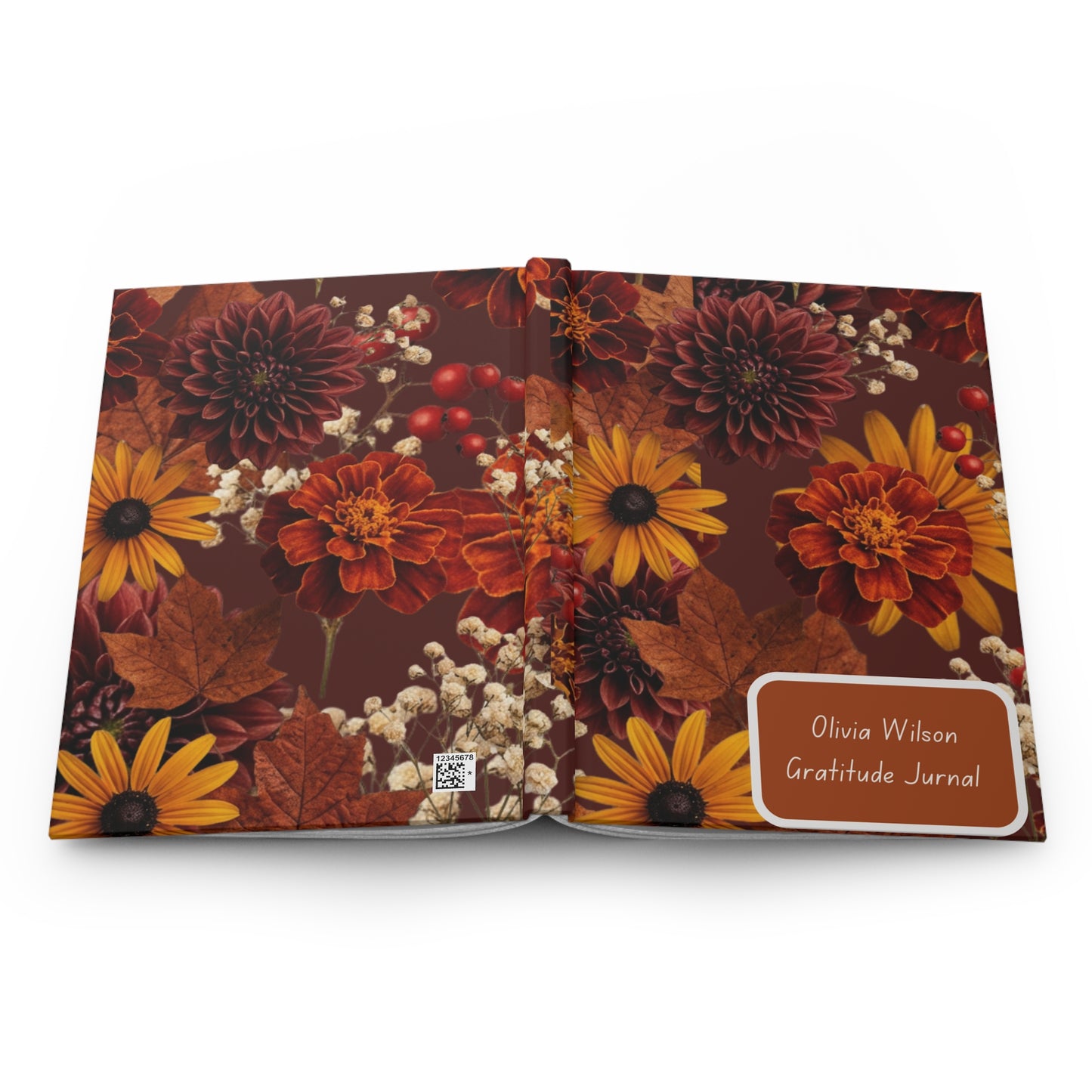 Gratitude Journal — Autumn Floral Hardcover