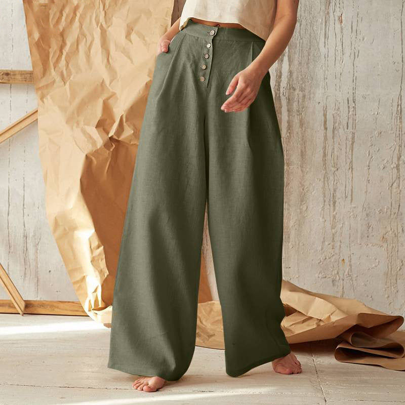 Casual Cotton Linen Baggy pants